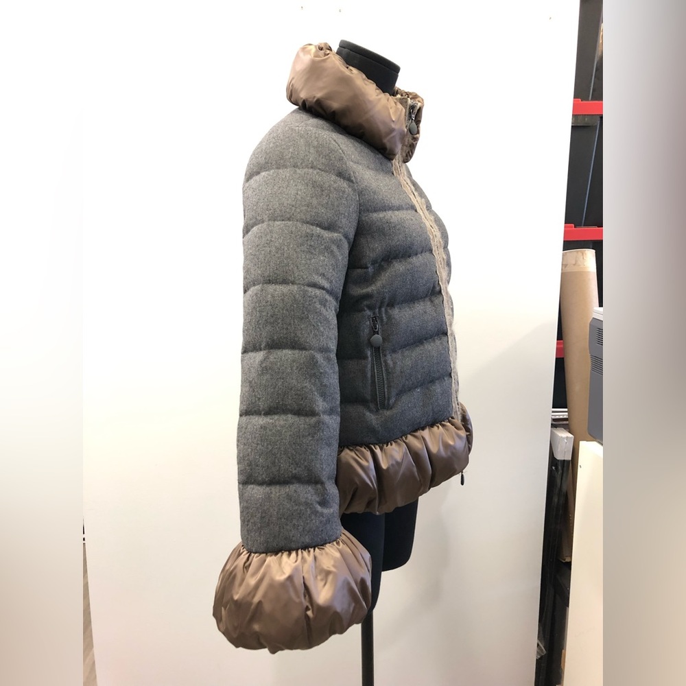 Authentic Moncler Makori Giubbotto Virgin Wool Down Jacket Designer 2 - US M 6-8 - Picture 4 of 16